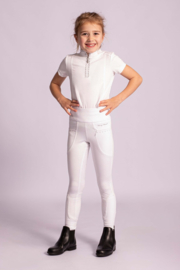 Harry's Horse witte rijlegging | siliconen zit | strass details