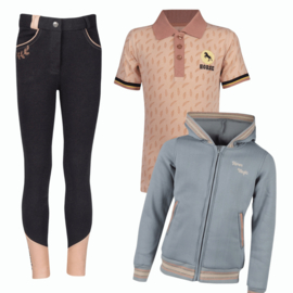 Red Horse rijbroek Tiki - slim fit | Siliconen knie