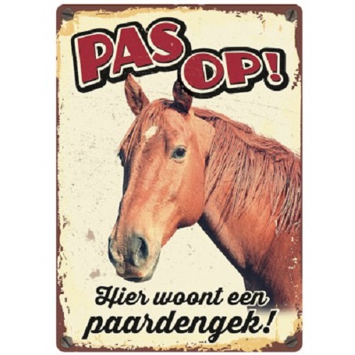 Waakbord paardengek