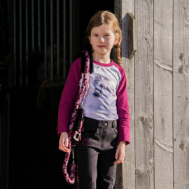 Paardenshirt Pixel | paars