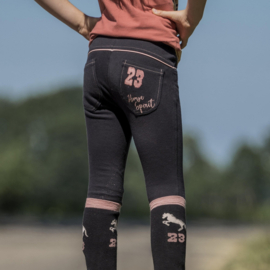 Red Horse rijbroek Tiki - slim fit | Siliconen knie