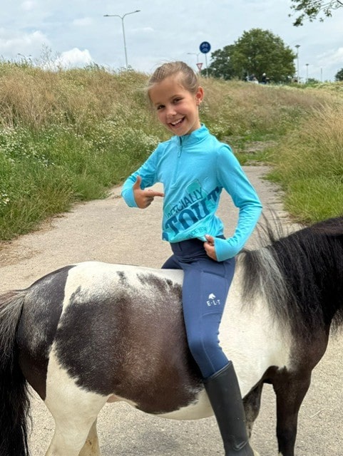 Harry's Horse shirt STOUT! | petrol | voor meisjes en jongens
