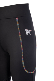 HKM Rijlegging Polly siliconen knie | zwart