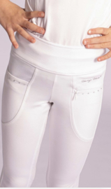Harry's Horse witte rijlegging | siliconen zit | strass details
