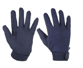 Red Horse katoenen handschoenen | donkerblauw