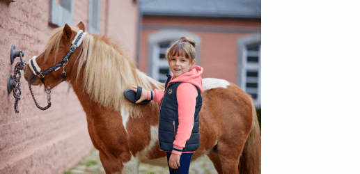 meisje-poetst-pony