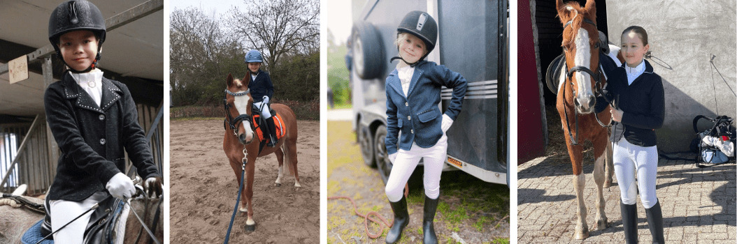 Wedstrijdkleding paardrijden kind