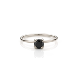 Spinel Aanschuifring | Palladium Witgoud