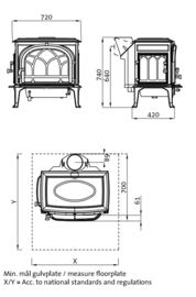 JOTUL F500 IVOOR SE