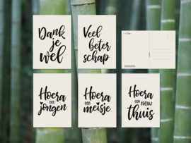 KAARTEN | eco mix | set van 5