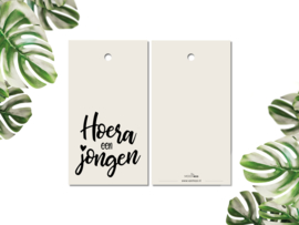 CADEAUKAARTJE | Hoera een jongen