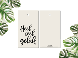 CADEAUKAARTJE | Heel veel geluk