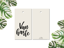 CADEAUKAARTJE | Van harte