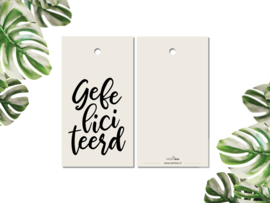 CADEAUKAARTJE | Gefeliciteerd