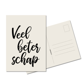 Ansichtkaart | Veel beterschap | eco