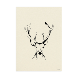Poster A4 | Oh my deer | naturel