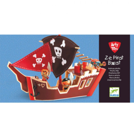 Djeco - Arty Toys - Ze Pirate Boat