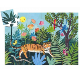 Djeco - Puzzel - De Stoere Tijger - 24 stuks