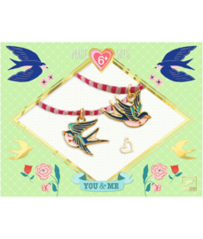 Djeco - Armbandjes maken - You & Me Bird Ribbons