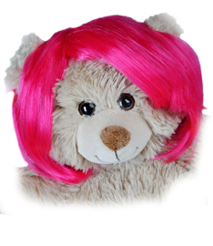 SHORT "BOB" HOT PINK WIG