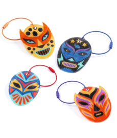 Djeco - Sleutelhangers maken - Mexicaanse Maskers