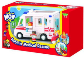 WoW Toys - Speelgoedvoertuig Ziekenauto Robin