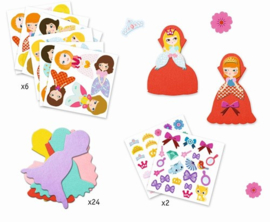 Djeco - Stickers - I love princesses