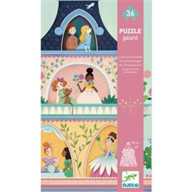 Djeco - Vloerpuzzel 'Prinsessentoren' 36 st