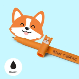 Legami - Erasable pen - Corgi - Zwart