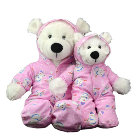 PINK SNOWMAN HOODIE FOOTIES