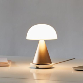 Lexon - Mina  oplaadbaar ledlamp  - Soft Gold - Small