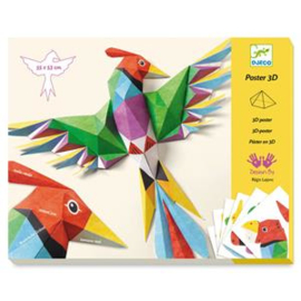 Djeco - Poster Vogel 3D