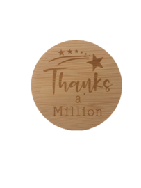 Bamboe deksel - Thanks a Million