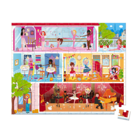 Janod - Puzzel - Dance Academy - 100 stuks