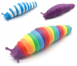 Fidget toy - 3D Slak - 14cm - Diverse kleuren (Per Stuk)
