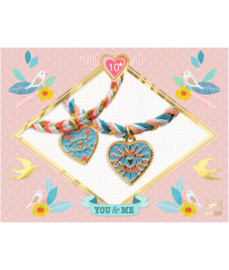 Djeco - Armbandjes maken - You & Me friendship and hearts