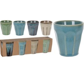 Beker porselein set (4 stuks)