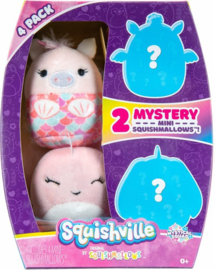 Fidget toy - Squishmallow -  Squishville 4-Pack - Roze