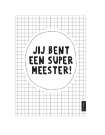 Kaart - Jij bent een supermeester