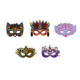 Janod - Kraskaarten - Party Masks