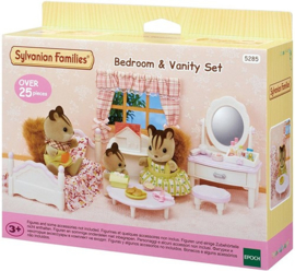 Sylvanian families -  Slaapkamer & Kaptafelset