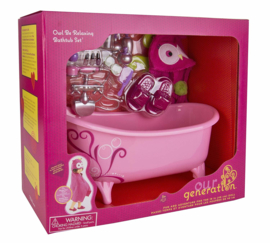 Our Generation - Owl Be Relaxing Bathtub Set roze