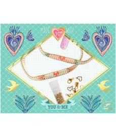 Djeco - Armbandjes maken - You & Me miyuki and hearts