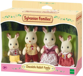 Sylvanian families  - familie chocolade konijn