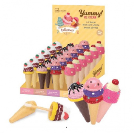 YUMMY LIP BALM ICE CREAM PER STUK!!!