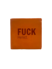 Tegel Keramiek 10x10cm - Fuck Perfect