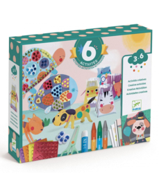 Djeco - Creation Box - Dieren en hun huis