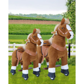 Ponycycle - Paard Chocolat Bruin - Maat 4