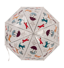 Paraplu - It's raining cats & dogs - Transparant