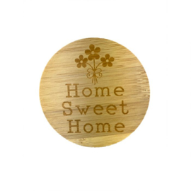 Bamboe deksel - Home Sweet Home